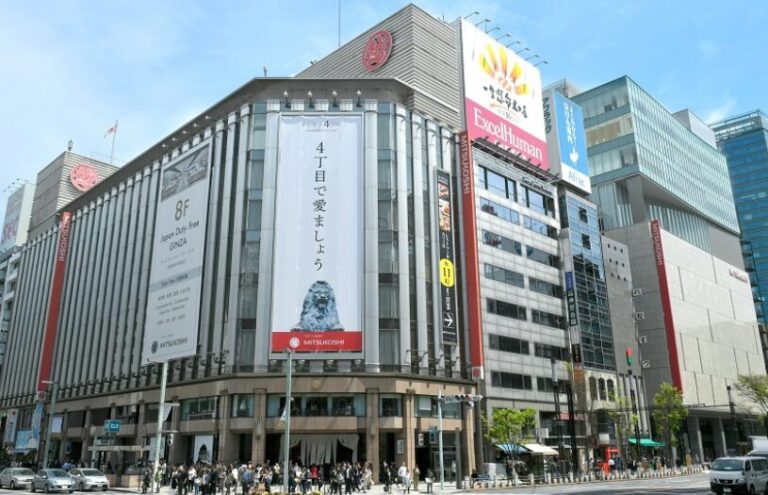 일본 도쿄 긴자 미츠코시 백화점, 출처 미츠코시 백화점