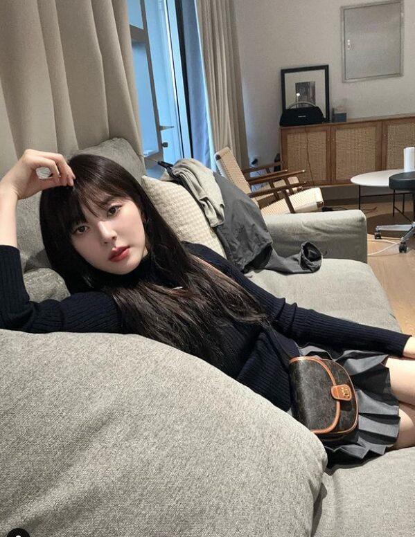 셀린느 미니 베사체 여자 연예인 챡샷, 출처 신수현 인스타그램